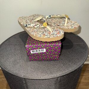 Tory Burch Mixed Print Sandals